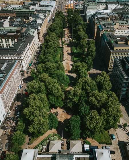 Esplanaden i Helsinki, Finland Esplanaden i Helsinki, Finland