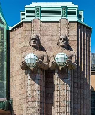 Kunst i Helsinki ved banegården Kunst i Helsinki ved banegården
