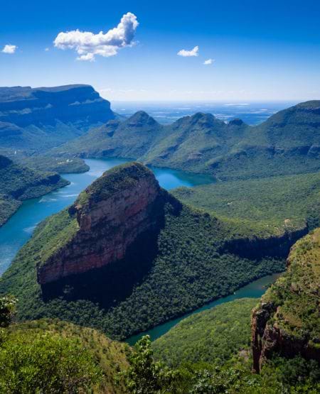 En af verdens største kløfter Blyde River Canyon i Sydafrika En af verdens største kløfter Blyde River Canyon i Sydafrika