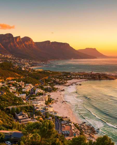 Smuk udsigt over stranden ved Cape Town, Sydafrika Smuk udsigt over stranden ved Cape Town, Sydafrika