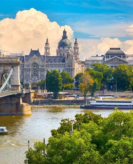 Donau-floden i Budapest, Ungarn