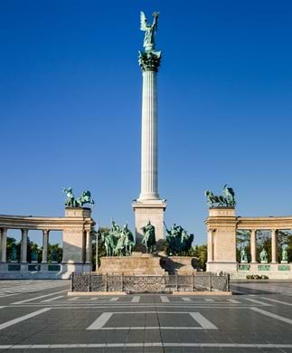 Heltepladsen i Budapest, Ungarn