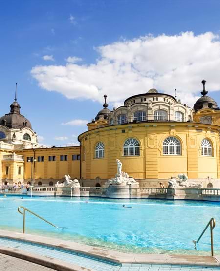 Széchenyi-badet i Budapest, Ungarn