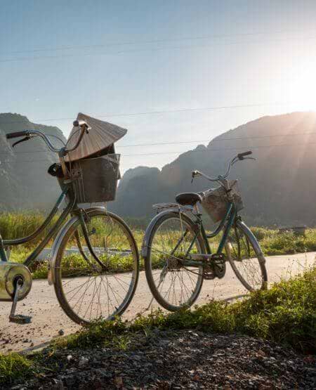 Cykeltur i Pu Luong, Thanh Hoa-provinsen i Vietnam