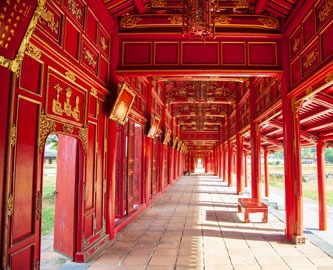 Den forbudte by og Citadellet i Hué, Vietnam Phủ đệ i Vietnam, her Den forbudte by og Citadellet i Hué