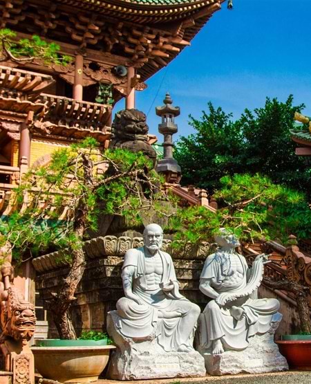 Et buddhistisk tempel, Vietnam