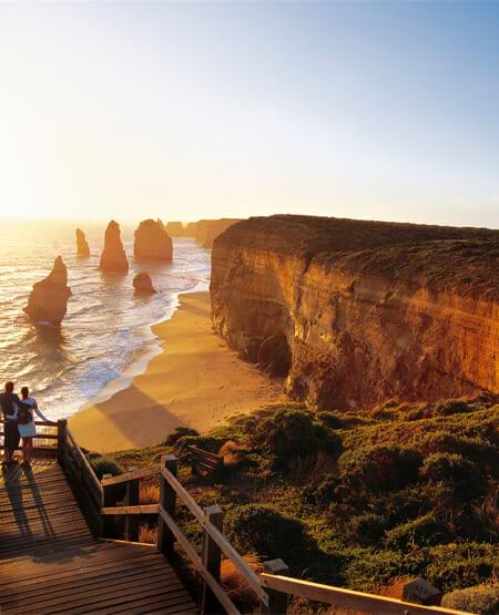 12 Apostles som kan opleves på en rejse ad Great Ocean Road i Australien