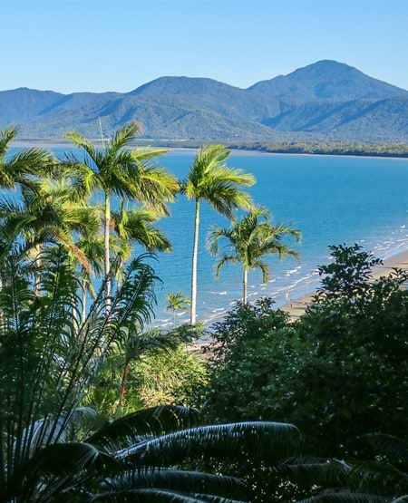 Four Mile Beach i Port Douglas, Australien