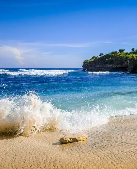 Stranden i Nusa Lembongan, Bali Stranden i Nusa Lembongan, Bali