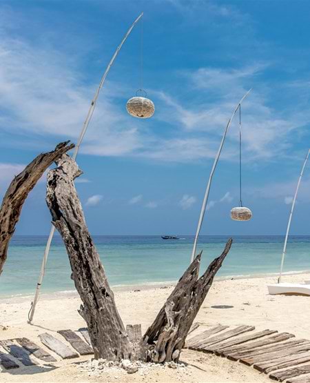 Stranden på Gili Trawangan Stranden på Gili Trawangan