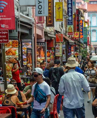 Chinatown i Singapore Chinatown i Singapore