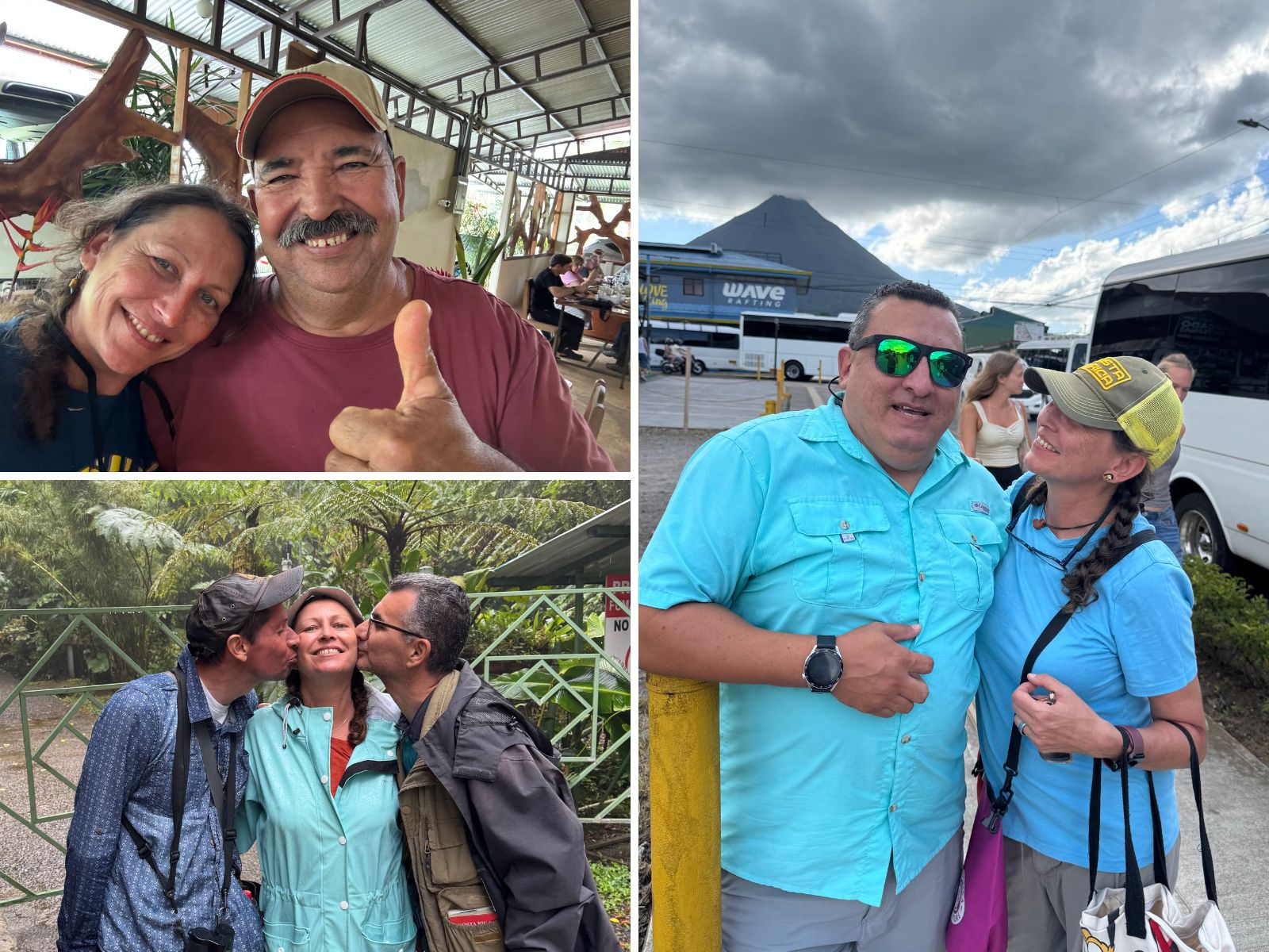 Rejseleder Elena Plougmann sammen med lokale costaricanere eller ticos, som de også kaldes, Costa Rica Rejseleder Elena Plougmann sammen med lokale costaricanere eller ticos, som de også kaldes, Costa Rica