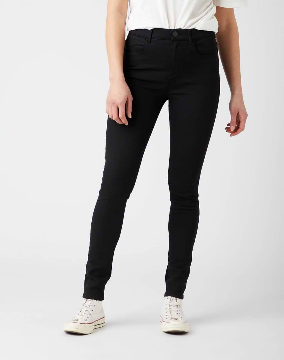 Wrangler High Rise Skinny Future Black