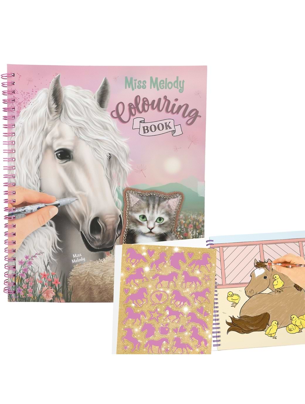 Depesche Miss Melody Colouring Book With Sequins