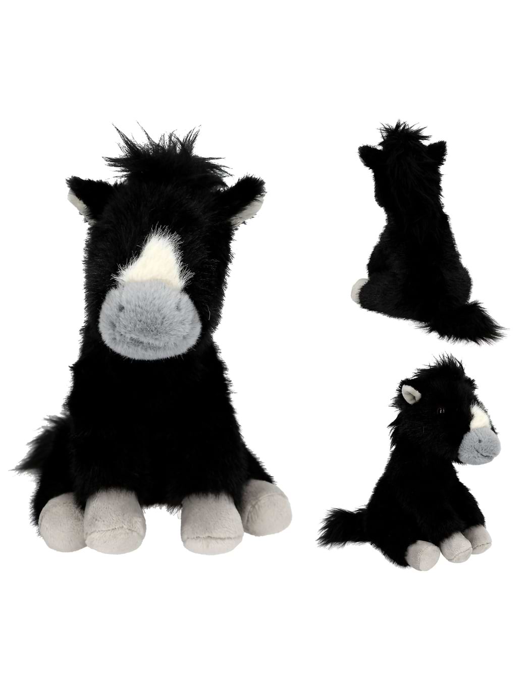 Depesche Miss Melody Plush Horse Black