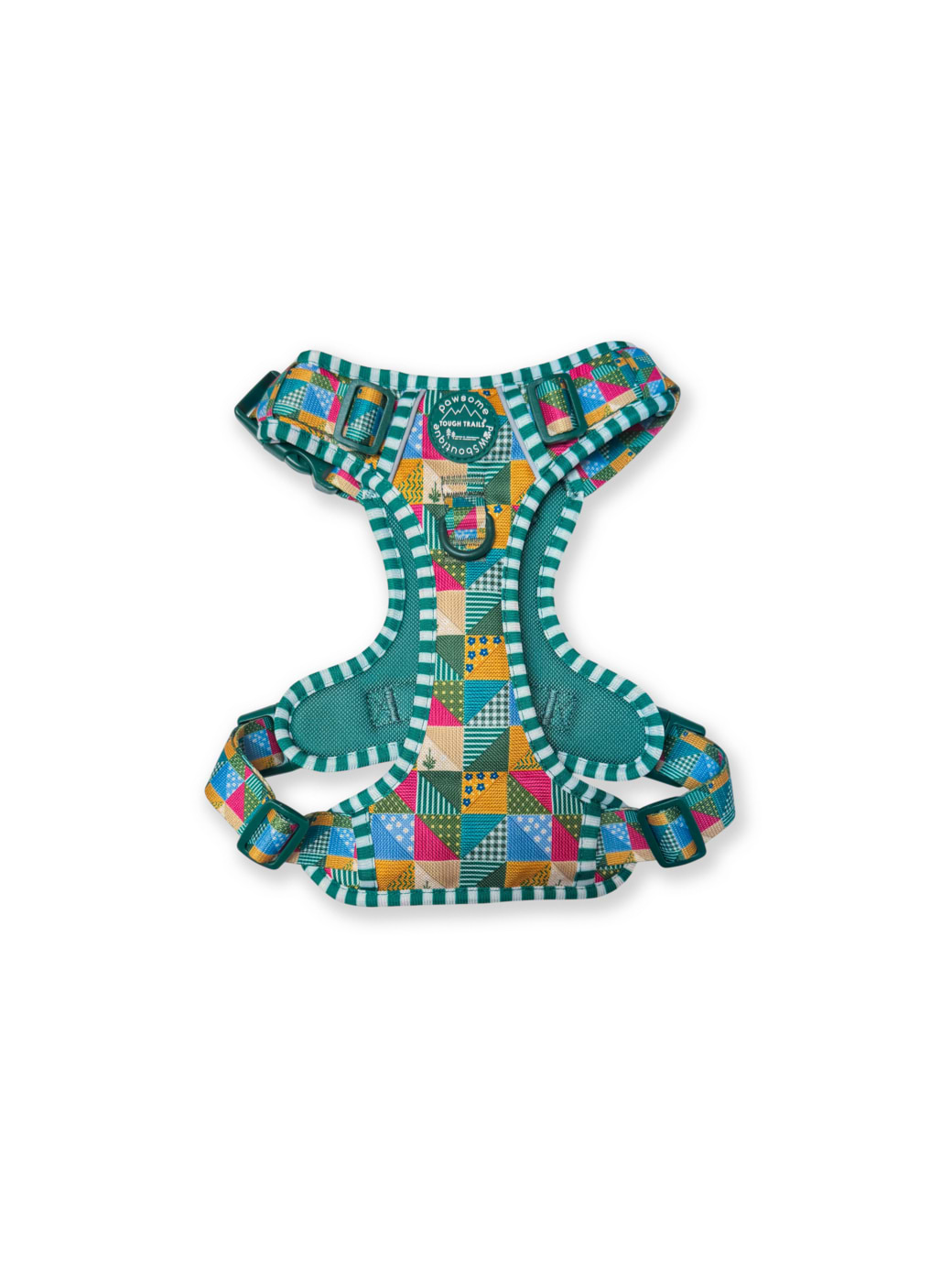 Pawsome Paws Boutique Tough Trails Harness Patchwork
