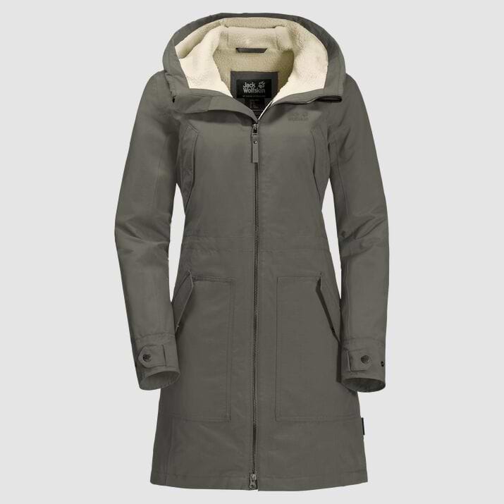 Rocky point parka greenish grey shop