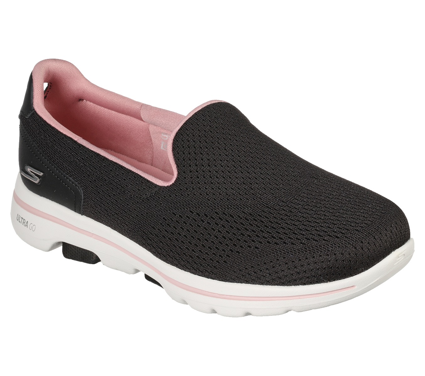 Skechers GoWalk 5 Ocean Sparkle Black Light Pink