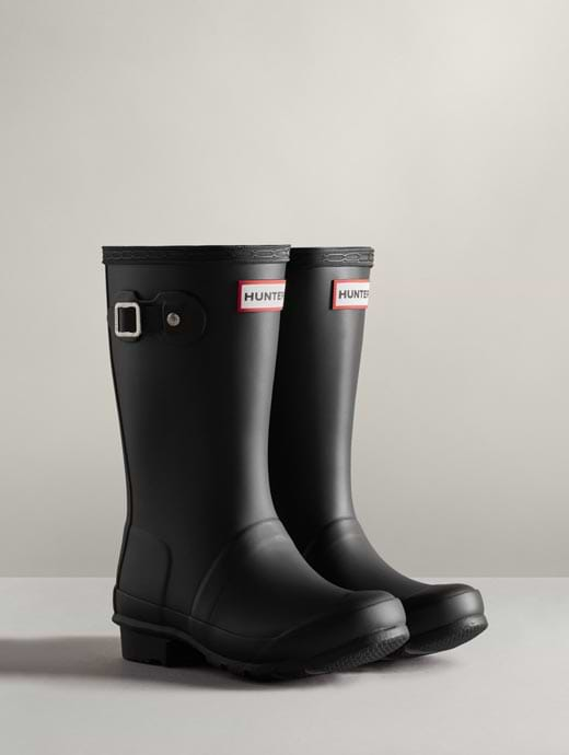 Girls black wellies best sale