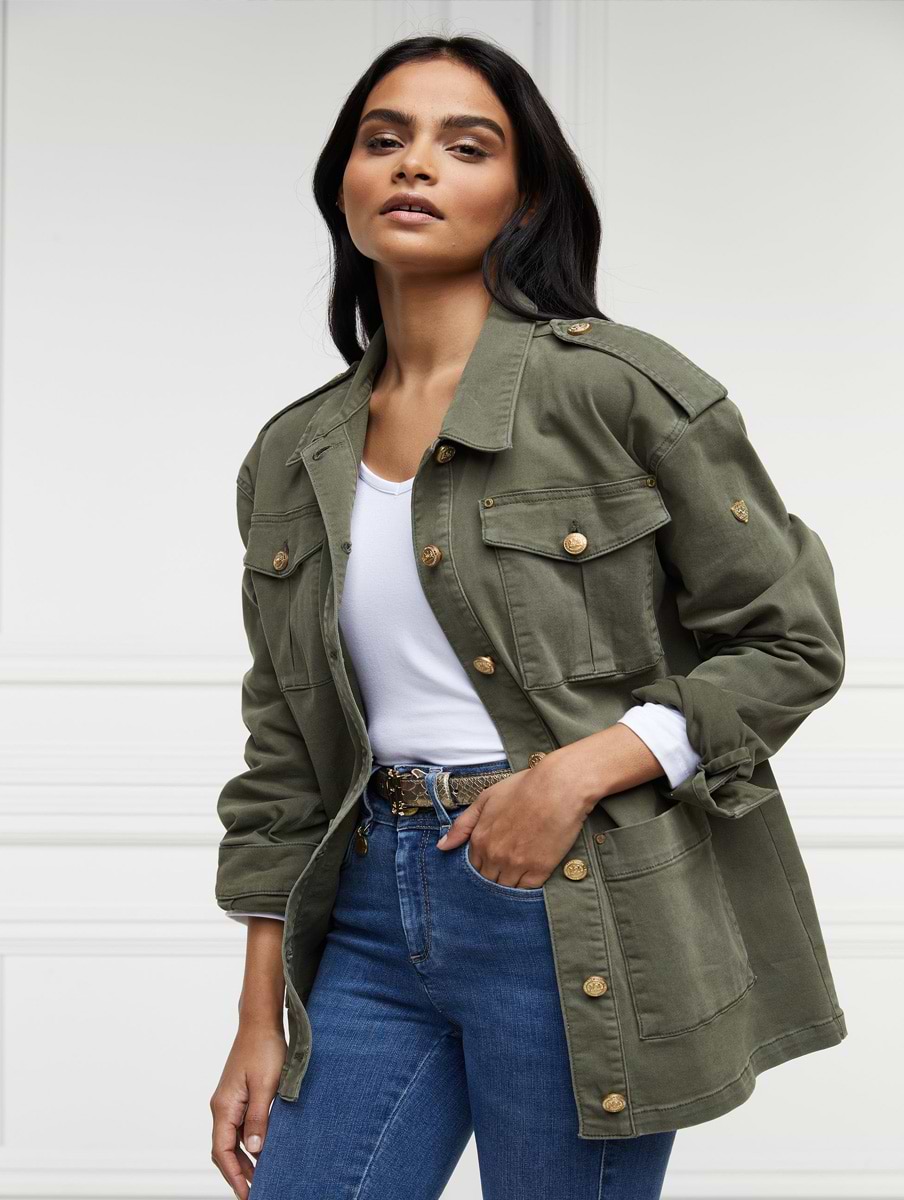 Holland Cooper Artillery Jacket Hunter Green