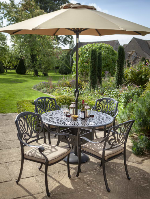 HARTMAN AMALFI 4 SEAT ROUND SET