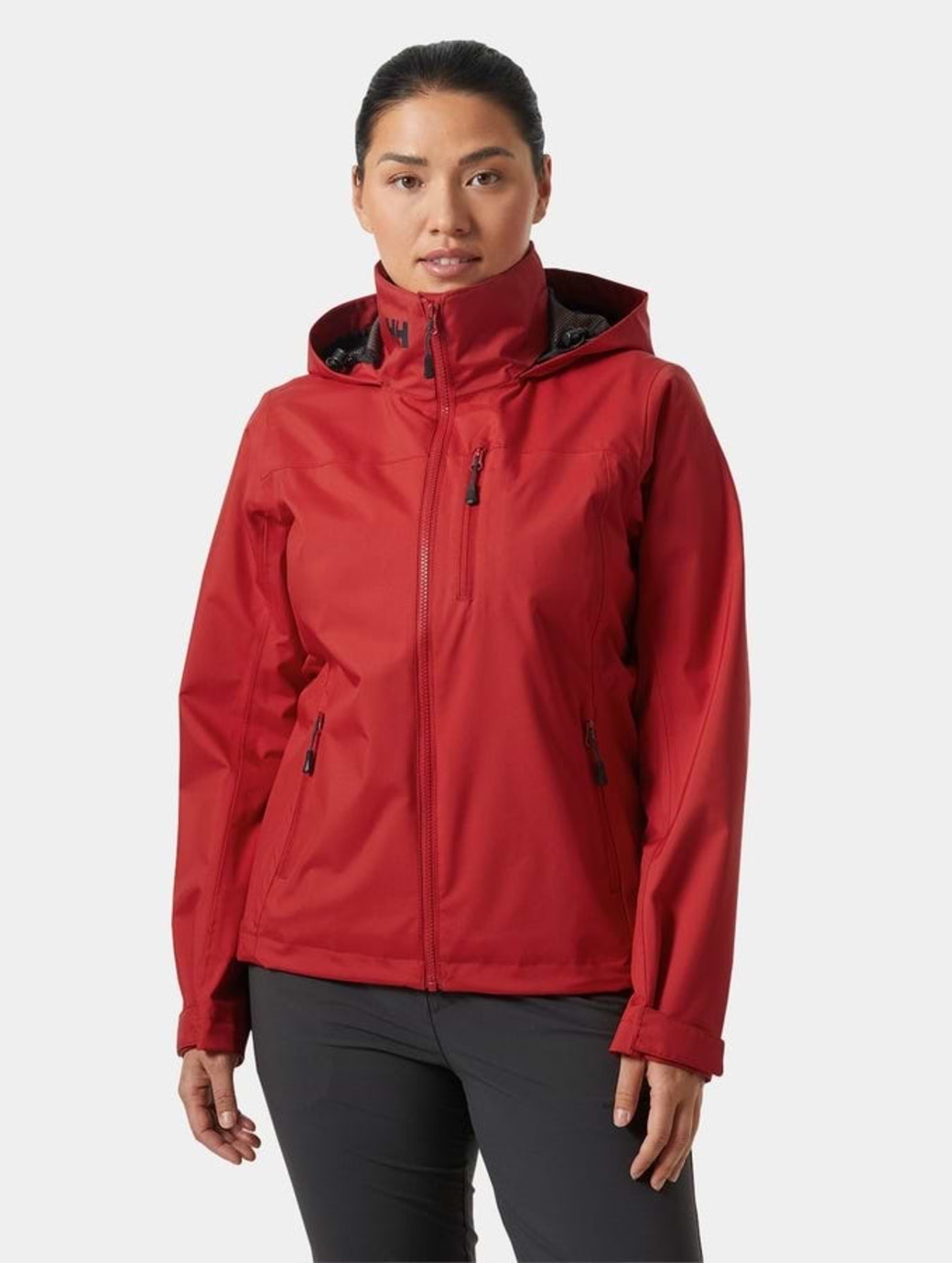 Helly Hansen Women's Crew Hooded Jacket 2.0 Red