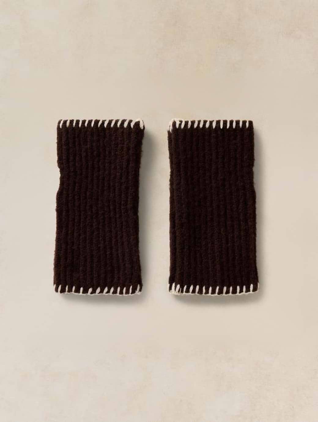 White Stuff Women's Whipstitch Hand Warmer Dark Brown