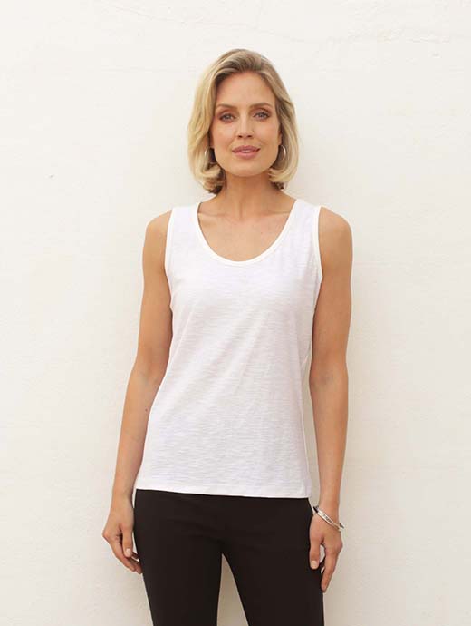 Pomodoro Barry Cleaver Two Way Vest White