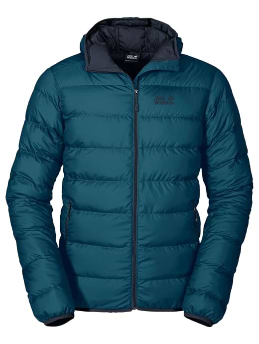Jack Wolfskin Men s Helium Down Jacket Blue Coral
