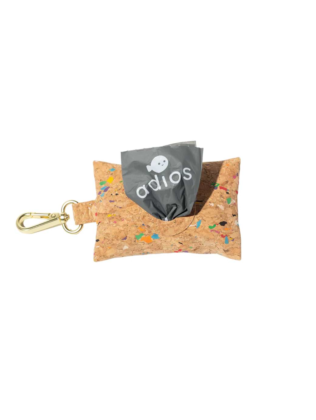 Adios Plastic Cork Poo Bag Holder Rainbow