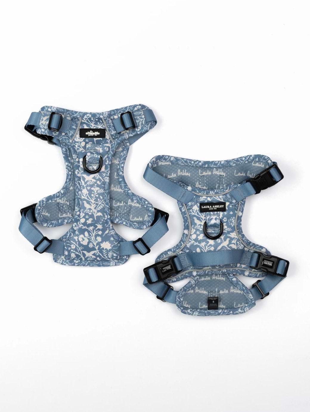 Adorable Pooch Laura Ashley Dog Harness Blue