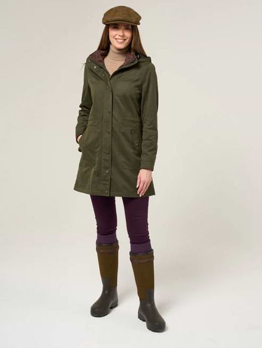 Alan Paine Ladies Milwood Jacket Olive