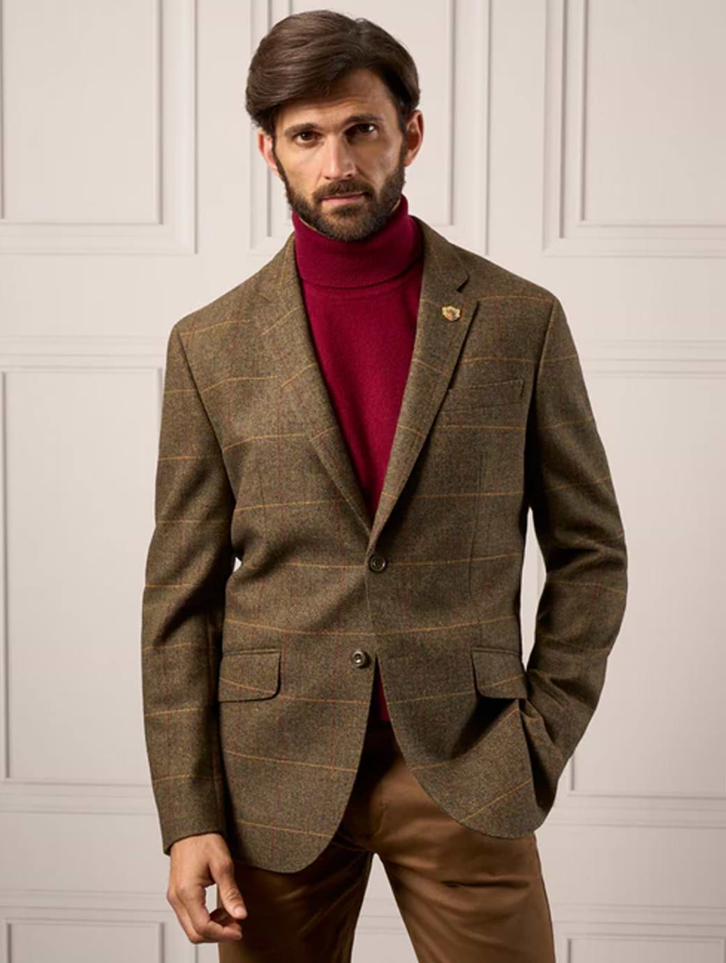 Alan Paine Combrook Men's Blaser Teak