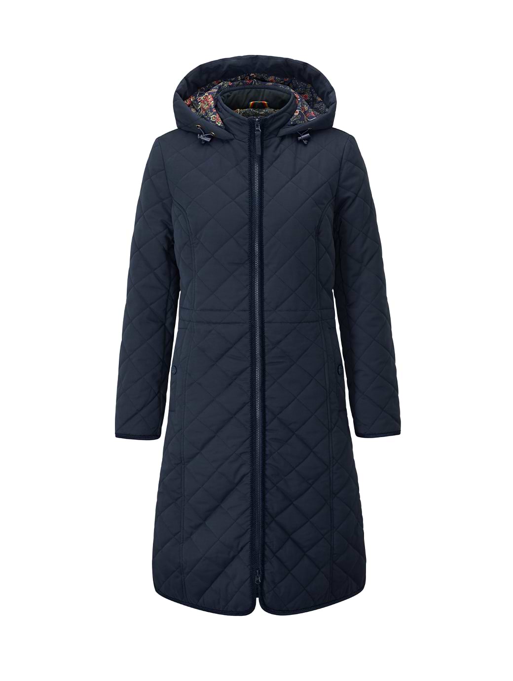 Alan Paine Surrey Ladies Quilted Coat Navy