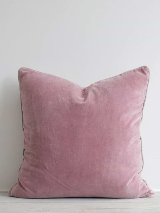 ALSO Home Unari Velvet Cushion Mauve 50x50cm 