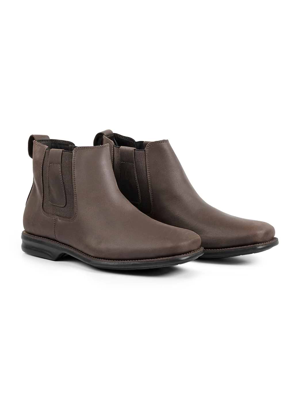 Anatomic Shoes Men's Amazonas Leather Chelsea Boots Mustang Brown