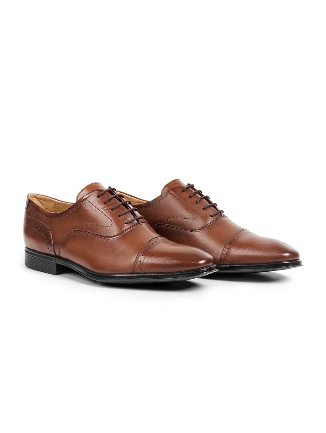 Anatomic Shoes Men's Fata Leather Formal Toe Cap Tan