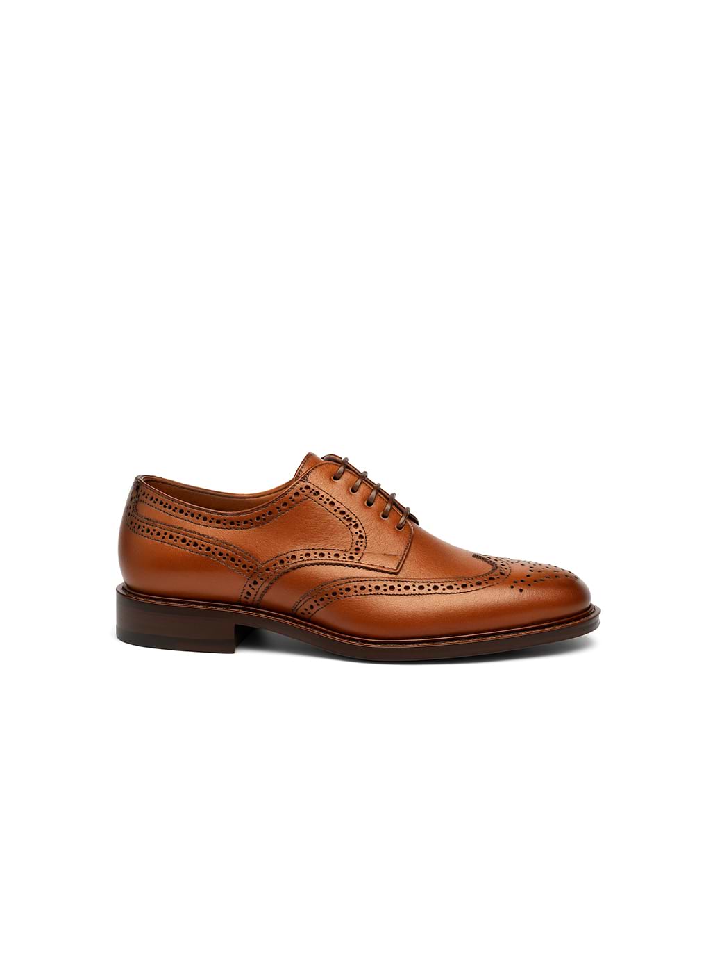 Anatomic Shoes Men's Sandro Brogue Lace Up Shoes Whisky