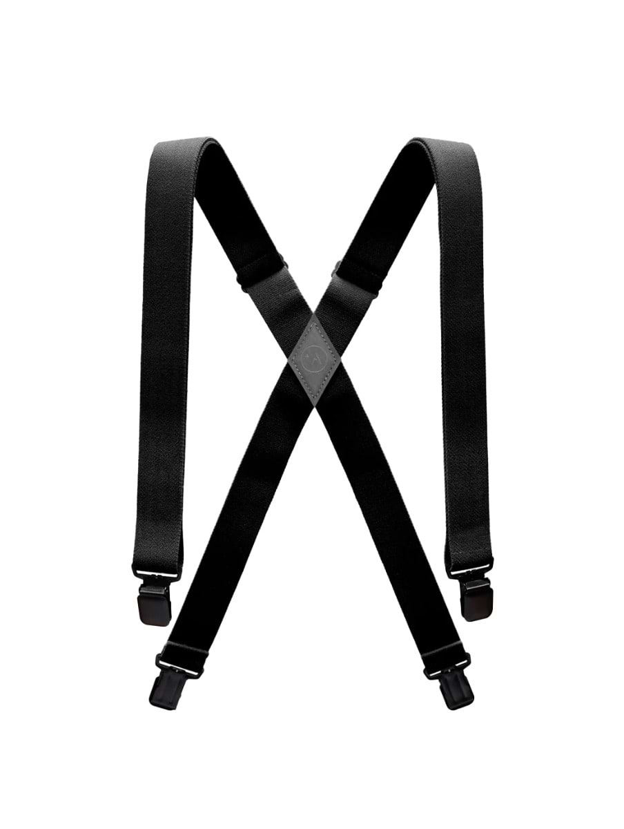 Arcade Belts Jessup Stretch Braces Midnighter Black