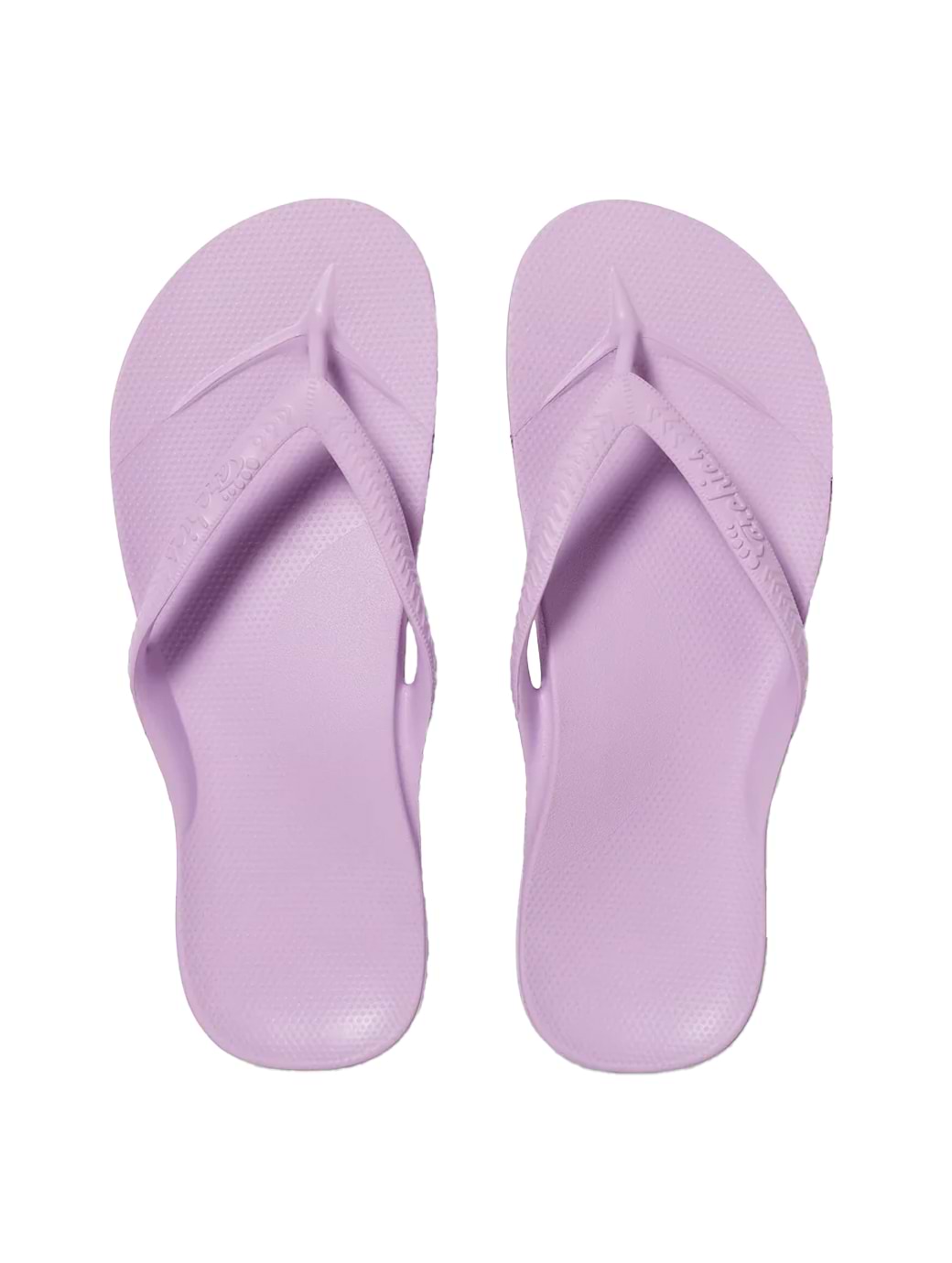 Archies Footwear Women's Arch Support Flip Flops Lilac