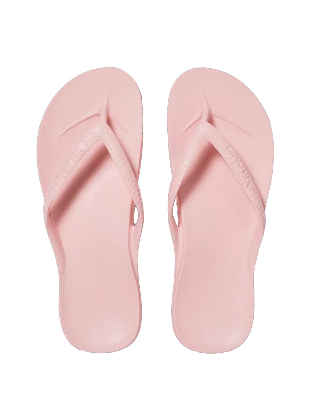 Archies Footwear Women's Arch Support Flip Flops Pink