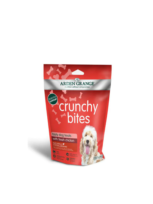 Arden Grange Crunchy Bites Dog Treats Chicken 225g