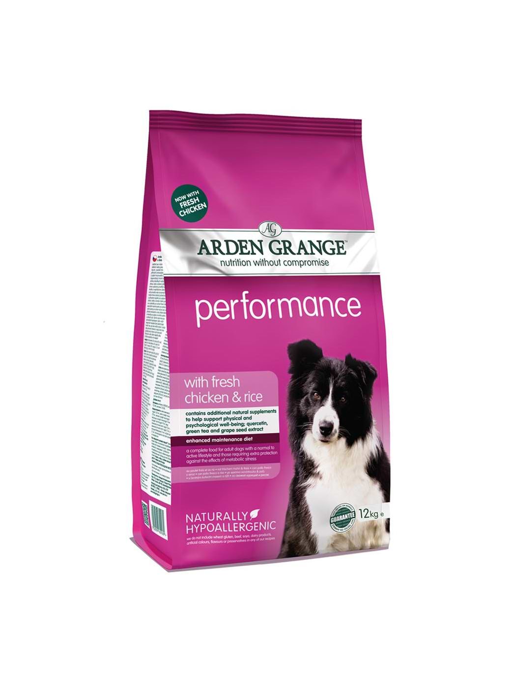 Arden Grange Performance Adult With Chicken & Rice 12KG