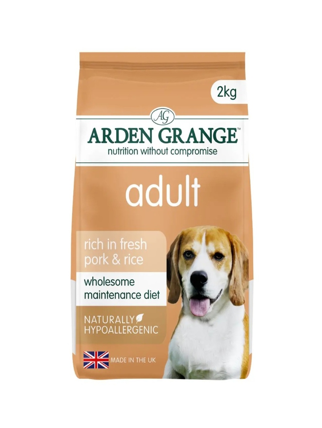 Arden Grange Adult Pork Dry Dog Food 2kg