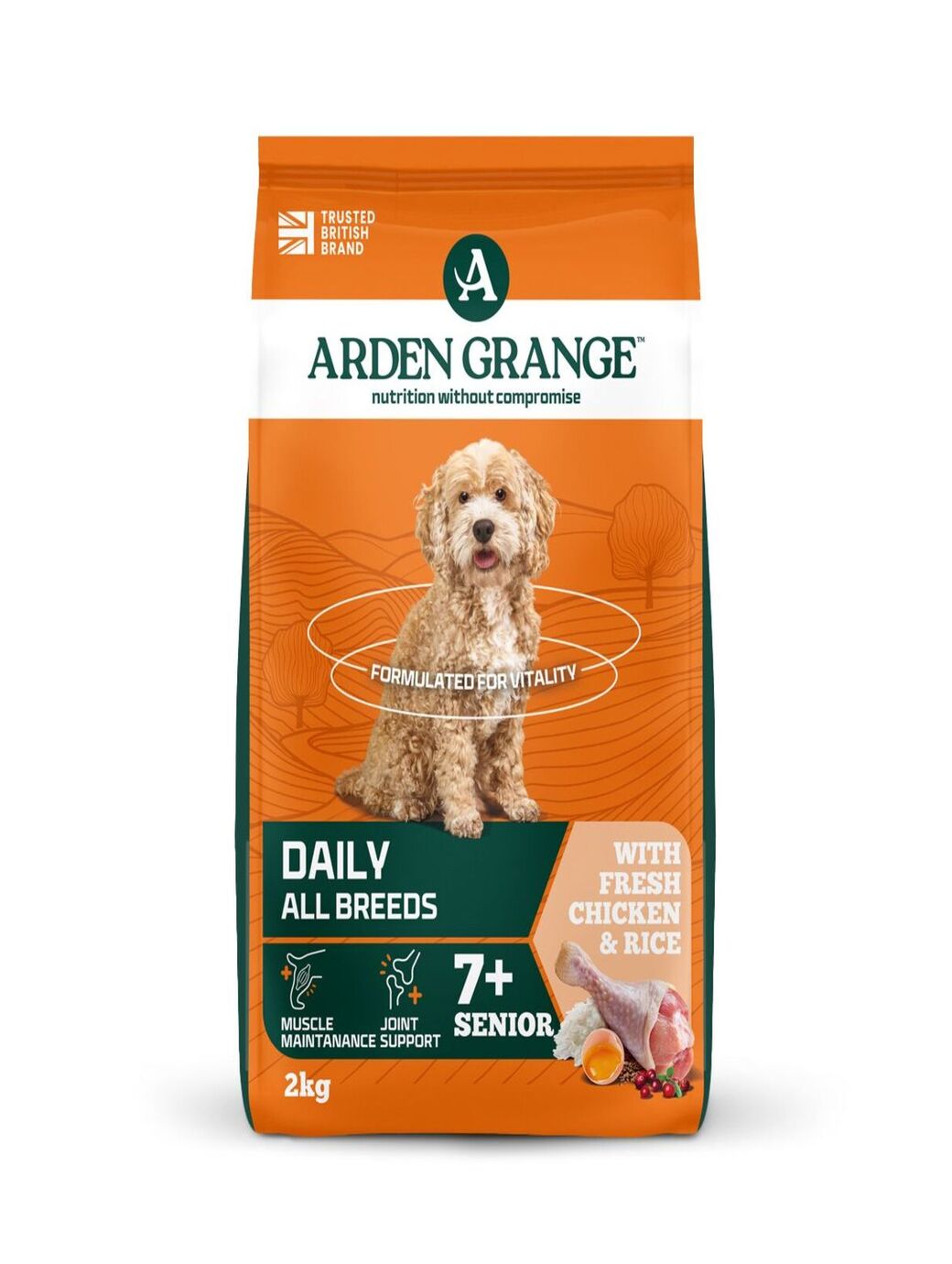 Arden Grange Senior Chicken & Rice 2kg