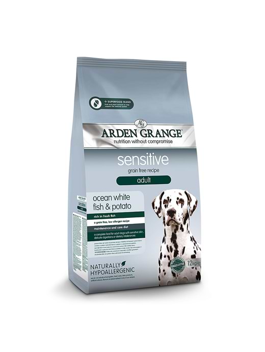 Arden Grange Adult Sensitive Dry Dog Food 2kg