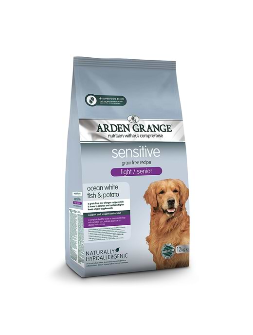 Arden Grange Sensitive Light & Senior Dry Dog Food 12kg