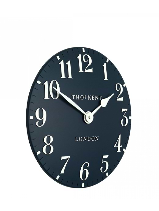 Thomas Kent 12" Arabic Wall Clock Ink
