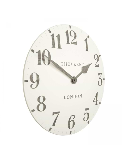 Thomas Kent 20" Arabic Wall Clock Limestone