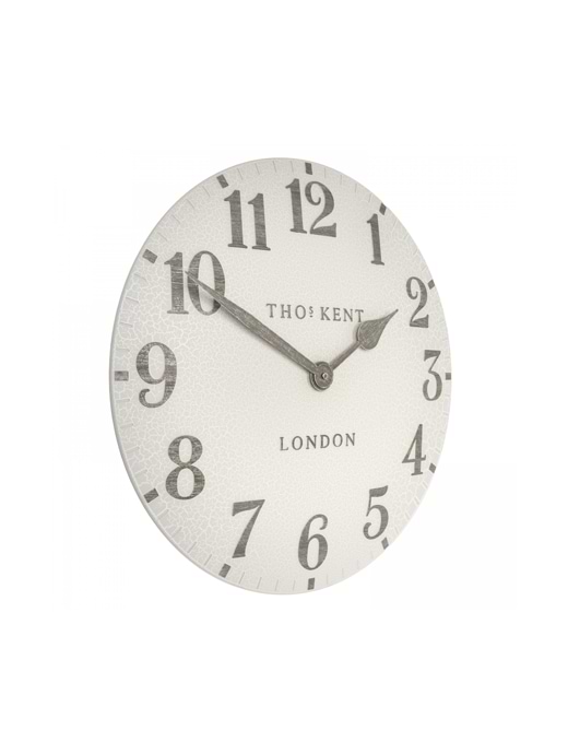 Thomas Kent 20" Outdoor Arabic Wall Clock Crackle
